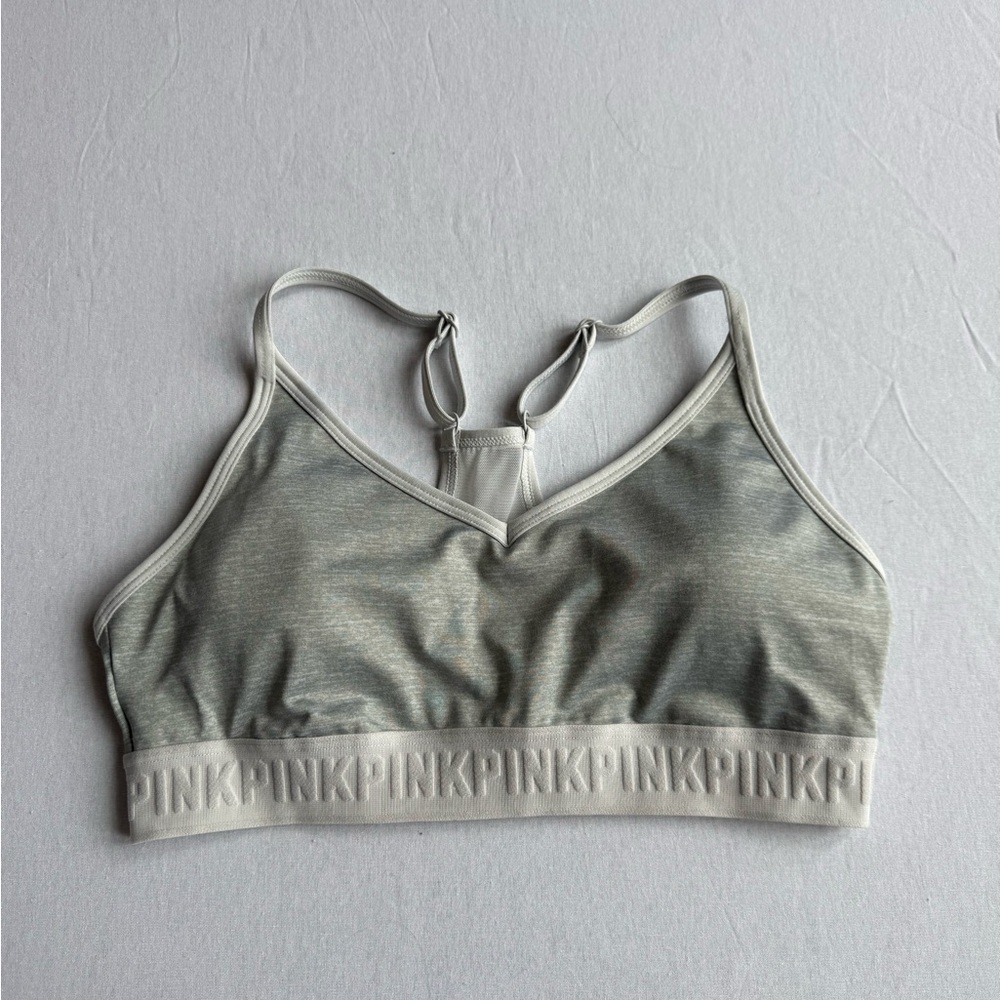 Victoria Secret Pink Gray Sports Bra